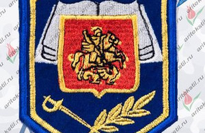Нашивка кадетская, с гербом