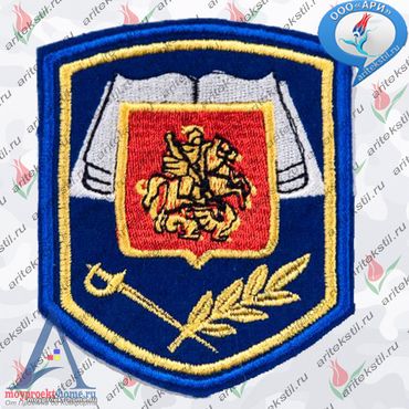 Нашивка кадетская, с гербом